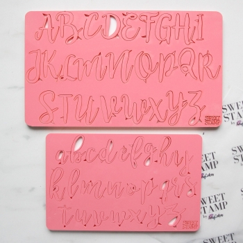 Sweet Stamp - Stylish - Gross- und Kleinbuchstaben